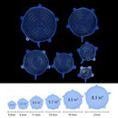 6Pcs Silicone Stretch Preserve Pot Bowl Lid for Fridge Oven Food Container CovME