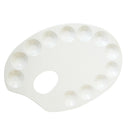 Oval Shape Metal Paint Palette for Artist Mixing Paints Tray Art Supplies