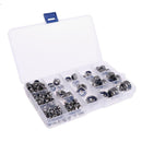 Assorted Stainless Steel Nylon Lock Nuts Assortment M3 M4 M5 M6 M8 M10 M12