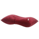 Double Sided Cushion flocking inflatable pillow Suede Fabric Camping Touris U1X3