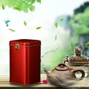 Metal Tea Cans High-Grade Lock Tinplate Coffee Candy Storage Box Tin Can Re X8U9