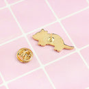 Cute Cartoon Animal Brooch Badge for Women Men Jacket Enamel Pins (Style 2) A