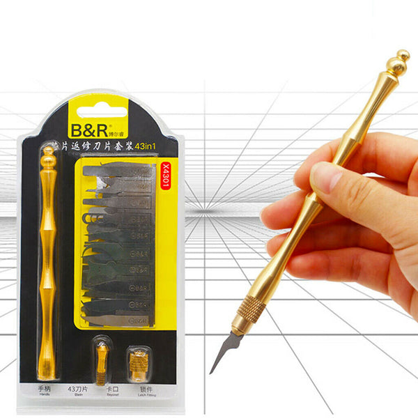 43-In-1 CPU BGA Chip Remove Tool Set Repair Blade For Mobile Phone