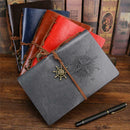 Stationery Retro Pirate Ship Notebook Travel Diary Loose-leaf Notepad PU Leather