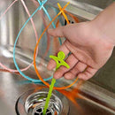 Hair Cleaning Drainage Device Bathroom Kitchen Outlet Hair Removal I8H9 W7I E3X4