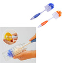 2 in 1 Baby Milk Feed Bottle Nipple Glass Cup Nozzle Spout Tube Cleaning Brus FT