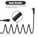 16FT With Fixing Clip VR Headset Accessories Black Link Cable for Oculus Quest 2