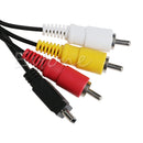 USB 10Pin to 3RCA AV Cable Stereo AVC-DC400ST for Canon EOS 7D,60D,60Da,70D,600D