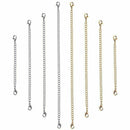 8 Pcs Stainless Steel Necklace Extender Bracelet Extender Extender Chain Se O2L9