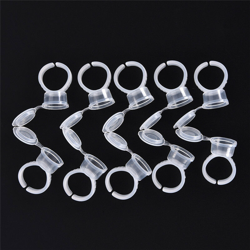 10pcs Pigment Tattoo Ink Cup Ring Holder Permanent Microblading Eyebrow Makeu Gn