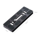 Metal PU-100 Quick Release Plate for Benro B0 B1 B2 J1 N1 Tripod Ball Head