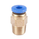 10 Pcs Straight Quick Connectors Pneumatic Fittings 4mm x 1/8" PT Male Thre D4R5