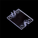 5PCS Safety Cover for Single Phase Solid State Relay SSR Clear Plastic Cover JR
