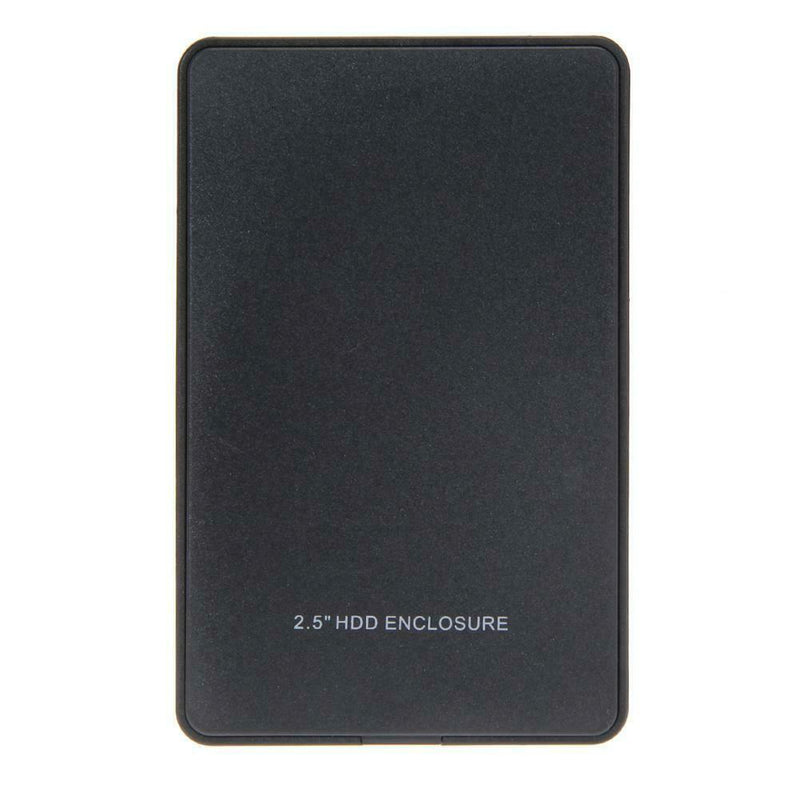 2.5in USB 3.0 SATA Hd Box HDD Hard Drive External Enclosure Case(Black)