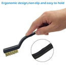15 Pieces of Wire Brush Cover,Brick Brush,Brushed Curved Handle for Cleanin
