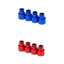 8x High Quality Fuel Injector Adapters for Acura B16 B18 D16Z D16Y Blue+Red