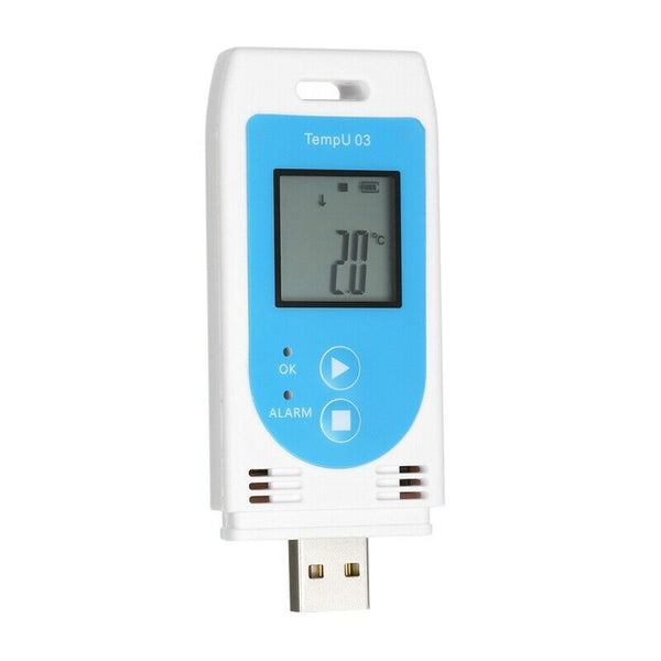USB Temperature Humidity Data Logger Reusable RH TEMP Data Logger Recorder  I1C1