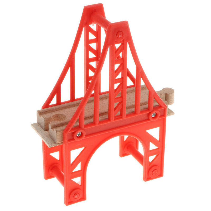 Wooden Train Set Accessories - Suspension Bridge - Wooden Railway Expansion Pack