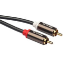 Rexlis 2 Rca to 2 Rca Male to Male Hifi Audio Cable Ofc Av Speaker Wire for