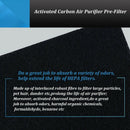 4 Replacement Carbon Booster Filters For Holmes Total Air Purifier Aer1 Ser C3I3