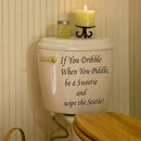 Toilet Seat Art Wall Quote Stickers Bathroom Decoration Decals Vinyl Art Decor