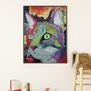5D DIY Special-shaped Diamond Painting Cross Stitch Craft Kit (D1033 Cat)