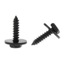 10 Pcs 4.8x19mm Self-Tapping Screws 8mm Hex Head Captive Loose Washer