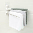 Practical Metal Wall Hanging Holder Towel Storage Rack Home Bathroom Shelf