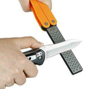 Double Sided Folded Pocket Diamond Sharpening Stone Sharpener Tool Useful NAP