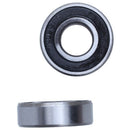 2Pcs 6202RS 15mm Inner 35mm Outer Single Row Deep Groove Ball Bearing C2R7