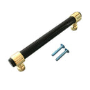 Kitchen Pull Handle Acrylic Cupboard Door Spindle Rod Bar Golden 153mm
