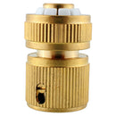 4 Brass Hose TapHosepipe Quick Pipe Fitting Set Connector Garden Spray Nozzle
