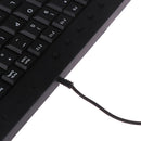 Quiet Mini 97 Keys Mini Multimedia USB Wired Keyboard For Laptop PC Office FT