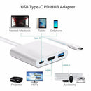 Type C to 4K HDMI USB 3.0 Charging HUB Adapter USB-C 3.1 Converter Macbook K7U4