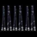 5 pair Transparent Crystal Invisible Adjustable Bra Set Shoulder hook Straps.AU