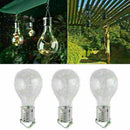 5 LED Waterproof Solar Rotatable Garden Camping Hanging Lamp Light Bulbs Be C8J1