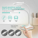 Desk Lamp, Night Light With Flexible Gooseneck Adjustable Brightness 3 Leve