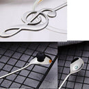 Cute Note Spoon, Stainless Steel Coffee Spoon, Dessert Tea Appetizer Cake I L4N8