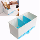 Multi-Function Tableware Drain Rack Drying Holder Wash Sink Tidy Organizer