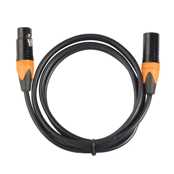 1.8m XLR Male to Female Microphone Audio Cable Adapter Wire Cord (Orange) A#S