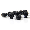 10xMini Round Ball Cord lock Toggles Stops Drawstring Rope Cord Locks Fashion