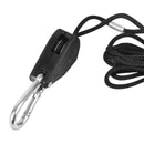2-Pack 1/8 Inch 8-Feet Long Adjustable Heavy Duty Rope Clip Hanger, Reinfor F4Y2