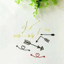 4Pcs Arrow Design Metal Cutting Dies For DIY Scrapbooking Album Paper Card  n FT