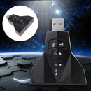 USB Port PC Universal Dual Channels Analog 7.1CH Sound Card Audio Adapter