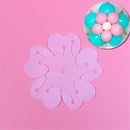 12x Double Layer Balloon Plum Blossom Arch Plastic Buckle For Birthday WeddingJR