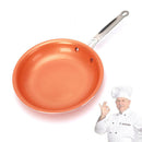 Non-Stick Frying Pan Copper Red Pan Induction Frying Pan Frying Pan Saucepa