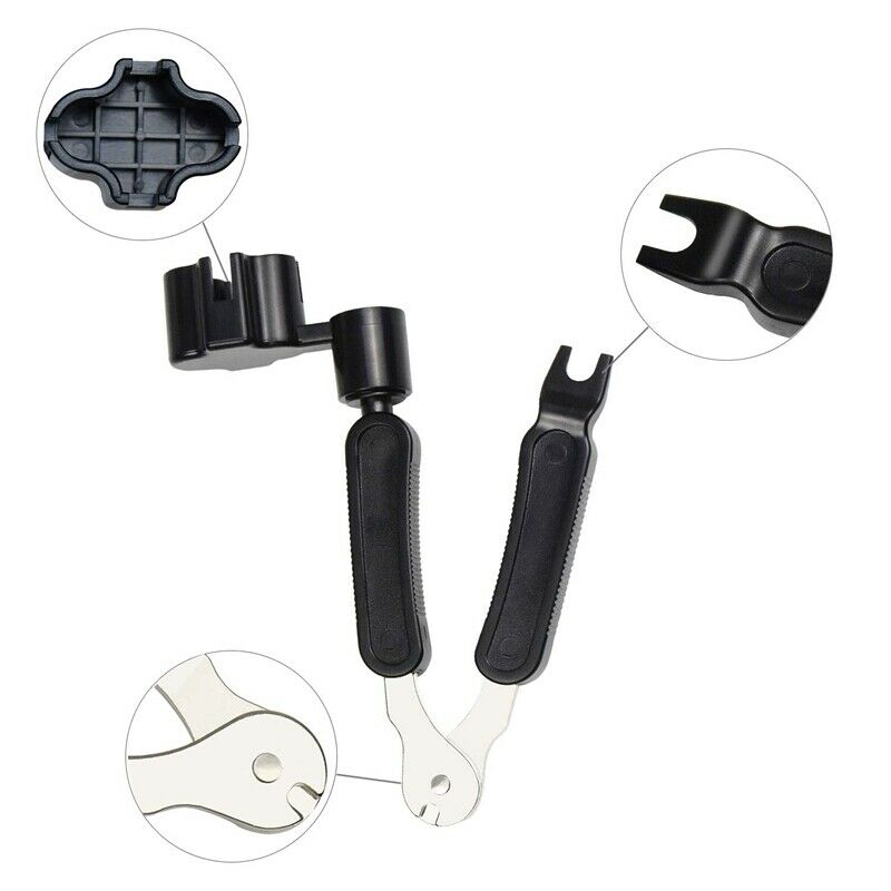2 Pack Guitar String Winder and Cutter Tool Guitar Peg Winder Bridge Pin Pu