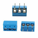 50 Pcs blue ABS KF301-2P 5.08mm 2 Pin Connect Terminal Screw Terminal Conne Q3H6