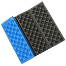 Outdoor Camping Mat Cushion Folding Portable Picnic Seat Pad (Blue Black) A