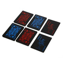 2 Sets Waterproof Plastic Pvc Black Playing Cards Poker Card Board Game  J,a